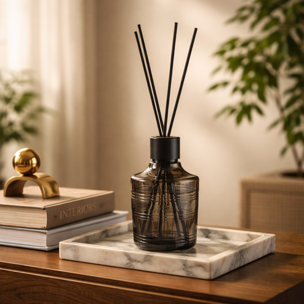 Aroma Art 'Eucalyptus Rose' Deluxe Diffuser Set (extra groot 800ml)