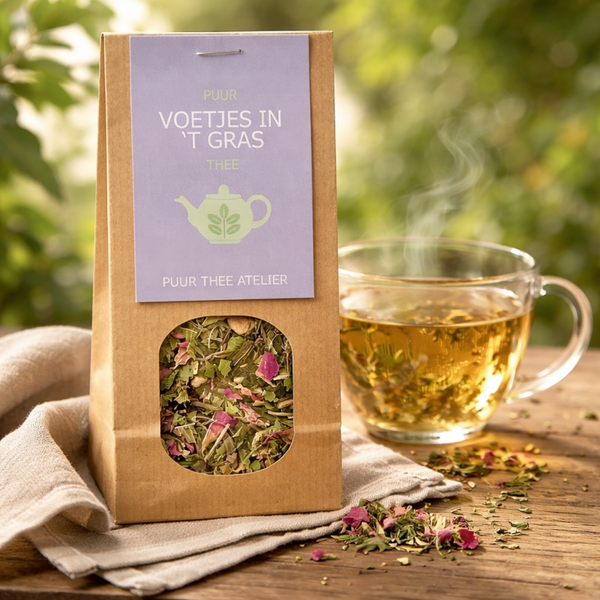 PUUR VOETJES IN 'T GRAS THEE (Groene Thee)