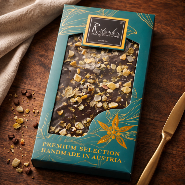 Premium Pure Chocolade - Citroen, Munt & Zoutvlokken