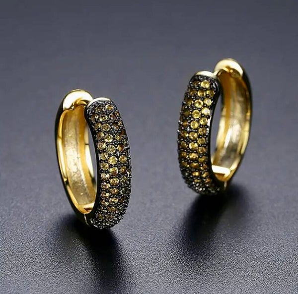 Oorbellen - 'shares of grey'