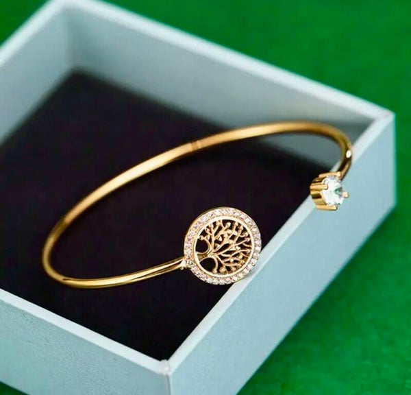 Levensboom armring (Goud / Zilver)