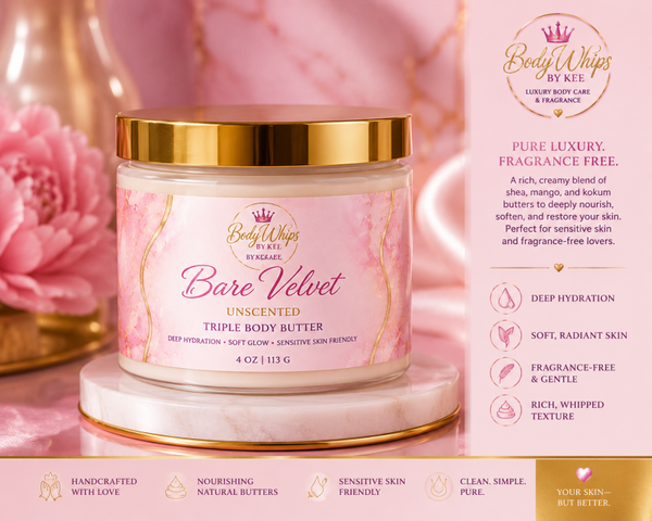 ✨ Bare Velvet ✨ Unscented Triple Body Butter