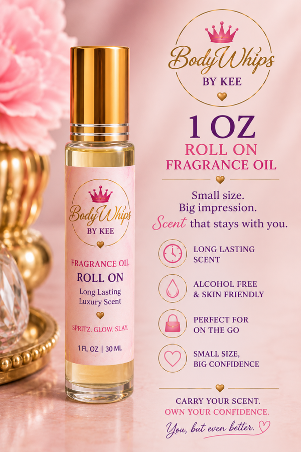 ✨ 1 oz Long-Lasting Fragrance Oil ✨ Small size. Powerful scent. Lasting confidence.