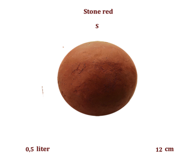 Eco Urne - urn S stone red EU43