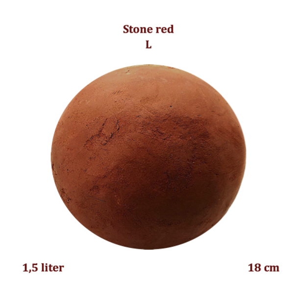 Eco Urne - urn L in stone red EU45