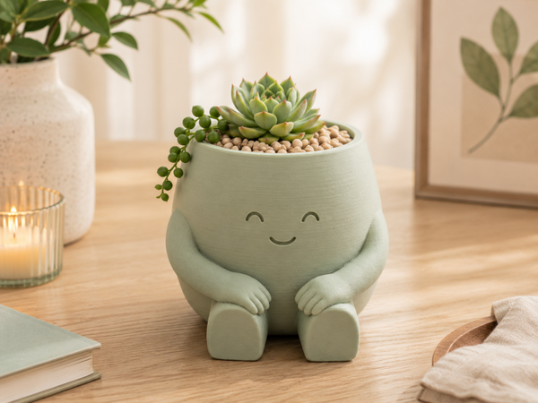 Happy Pot - Handen op Knieen