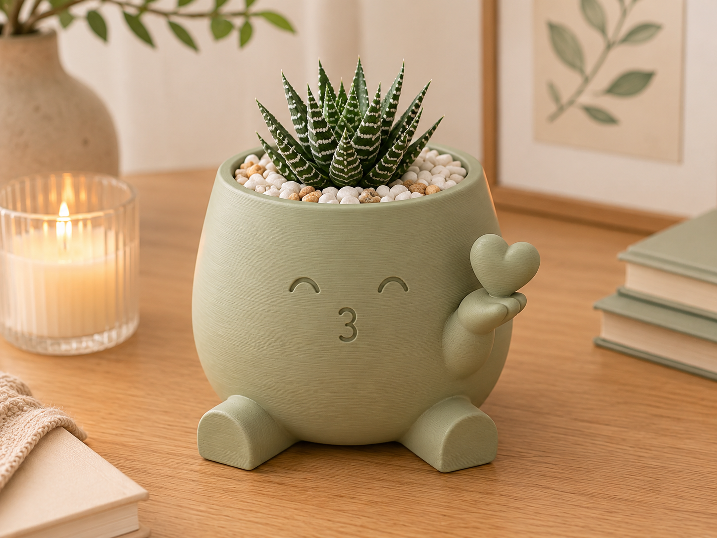 Happy Pot - Hart Kusje