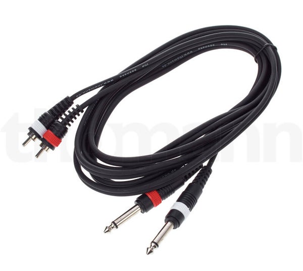Cables RCA / JACK 6,3mm (3M)