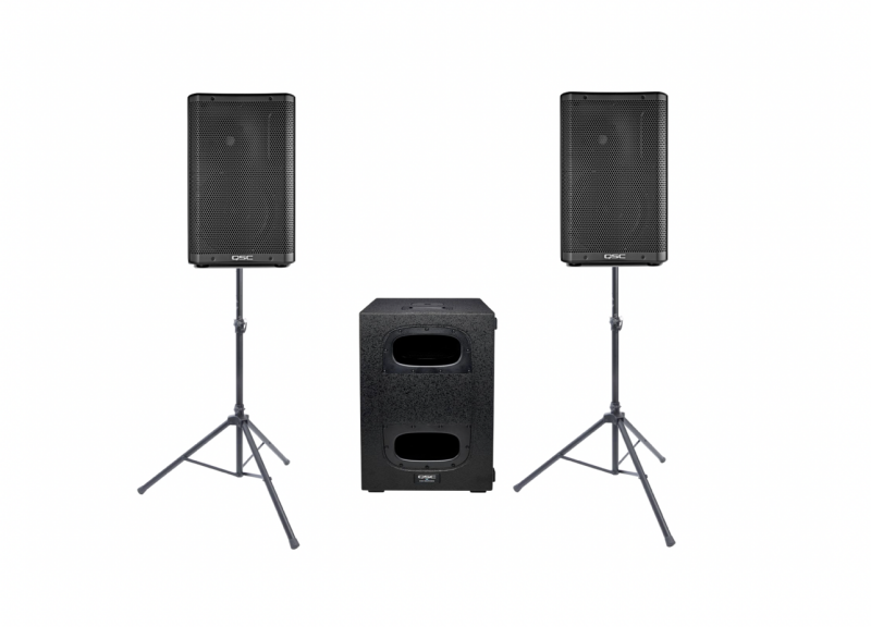  XL QSC PA Lautsprecher/ Musikanlage Mieten in Berlin bei Rentboks Lautsprecherverleih