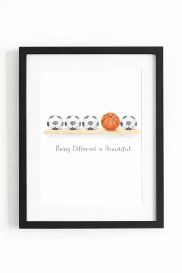 Being Different Is Beautiful – Inspirational Art Print Collection