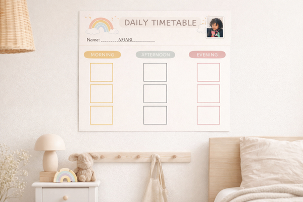 Rainbow Visual Routine Board