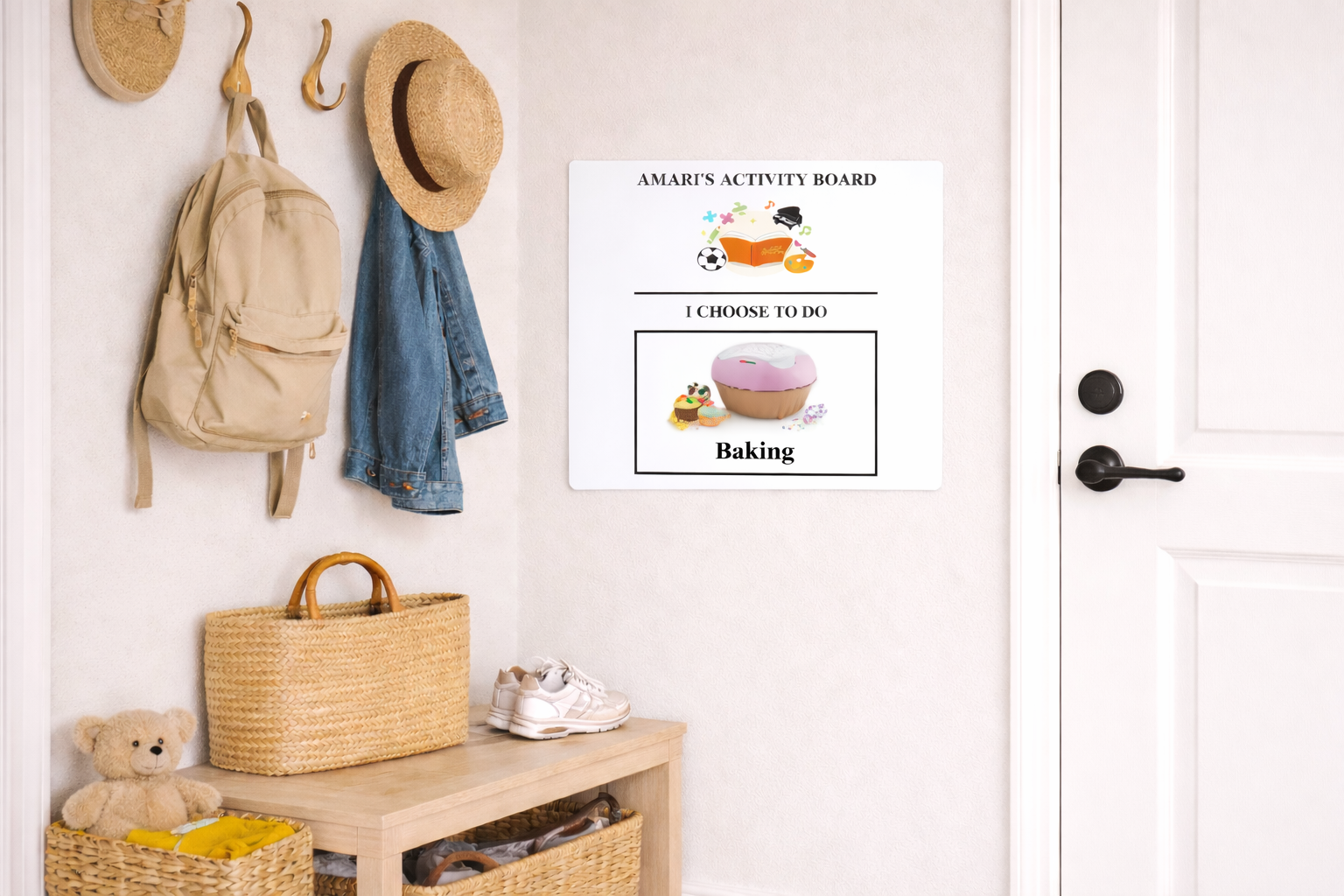 Simple Visual Activity Choice Board- Customisable