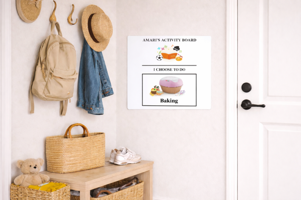 Simple Visual Activity Choice Board- Customisable