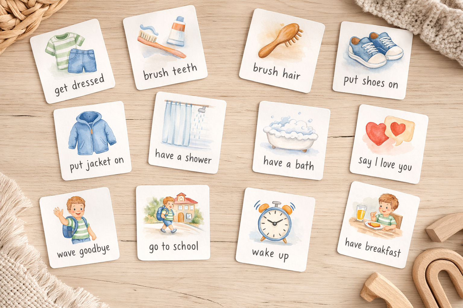 Getting Ready for School Visual Support
