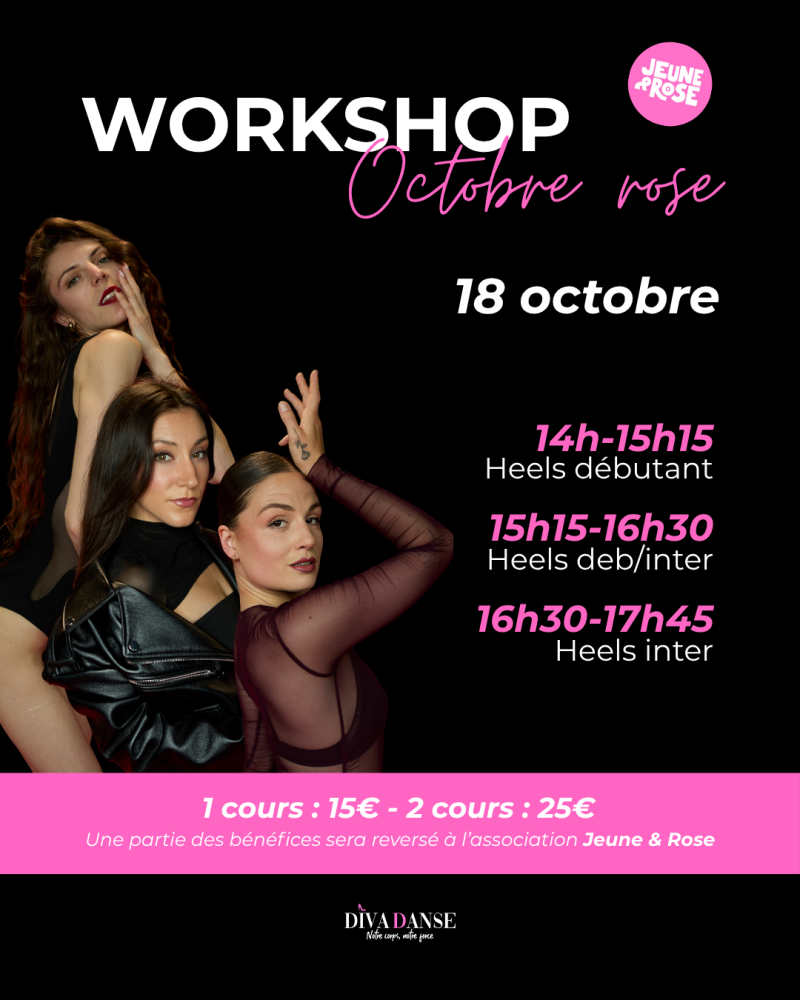 Workshop octobre rose Diva Danse