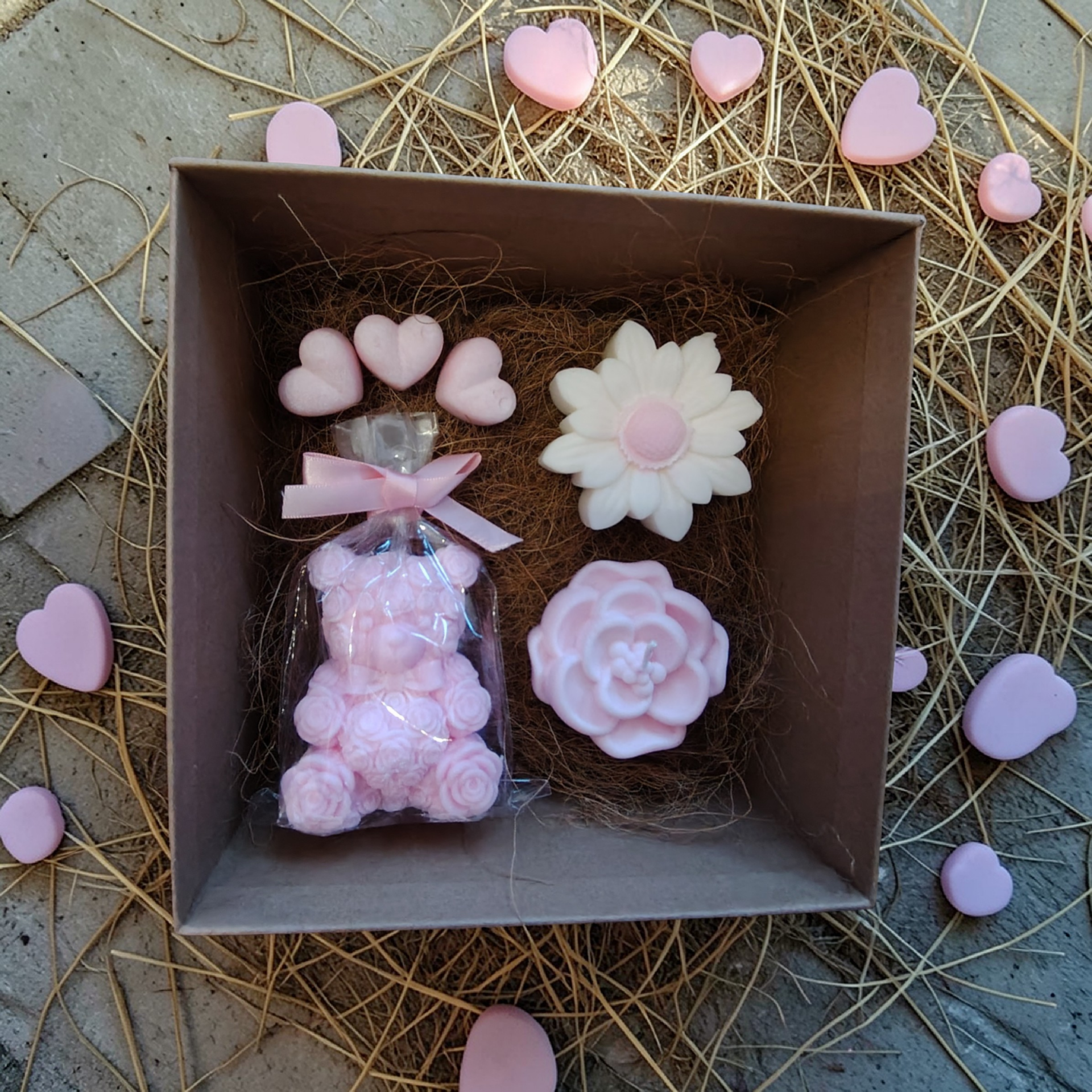 Zestaw prezentowy świec sojowych