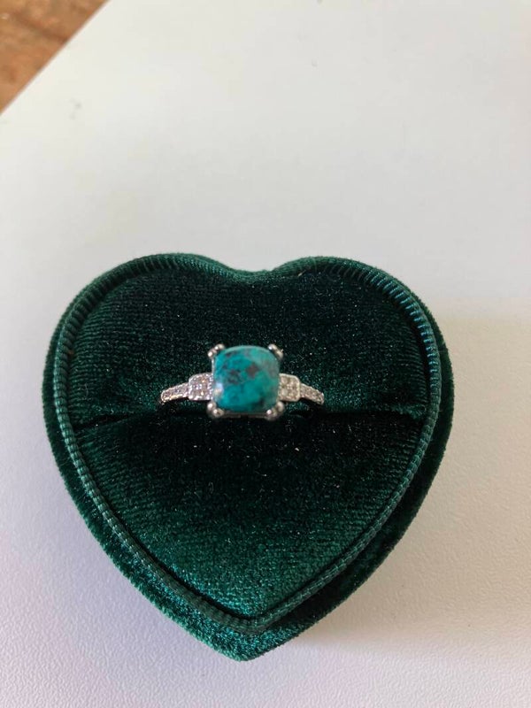 Phoenix Stone ring verzilverd verstelbasr