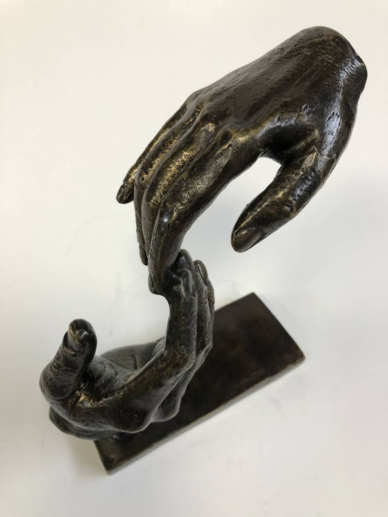 Bronzen sculpture - Remember Me - ter nagedachtenis van een ontvallen dierbare 138.01