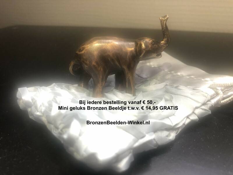 Moederdag cadeau tip in écht brons van BronzenBeeldenWinkel