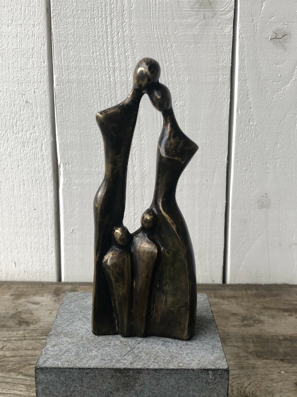 Lin's Wood Olifant Familie Beeldjes Porselein Sculpturen Standbeelden Lin's Wood Olifant Familie Beeldjes Porselein Sculpturen Standbeelden