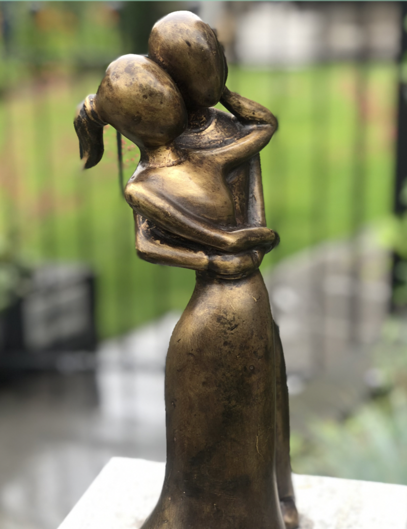 MakuliSmit Handgemaakte bronzen metalen roos - solide geschenk van eeuwige liefde - 8e 19e bruiloft voor haar MakuliSmit Handgemaakte bronzen metalen roos - solide geschenk van eeuwige liefde - 8e 19e bruiloft voor haar