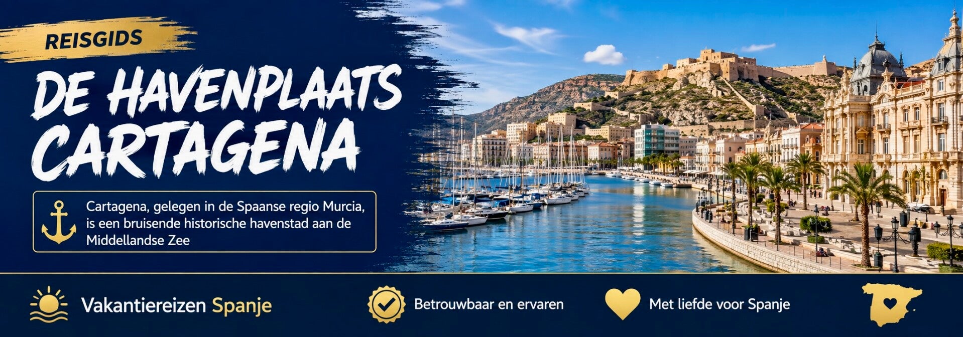 Ontdek de bezienswaardigheden van de Spaanse havenstad Cartagena