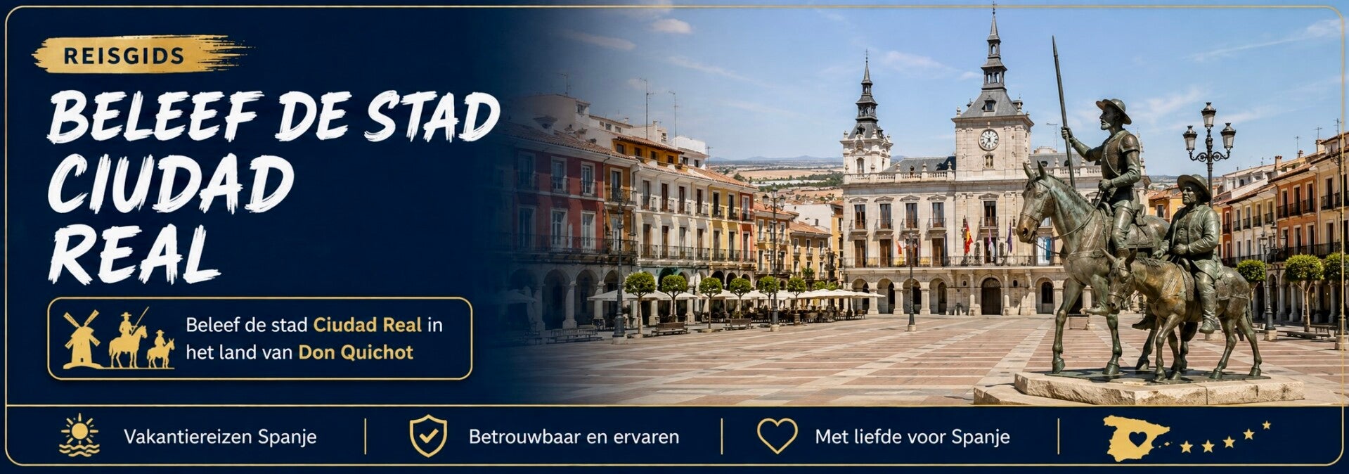 Ontdek de bezienswaardigheden van de stad Ciudad Real