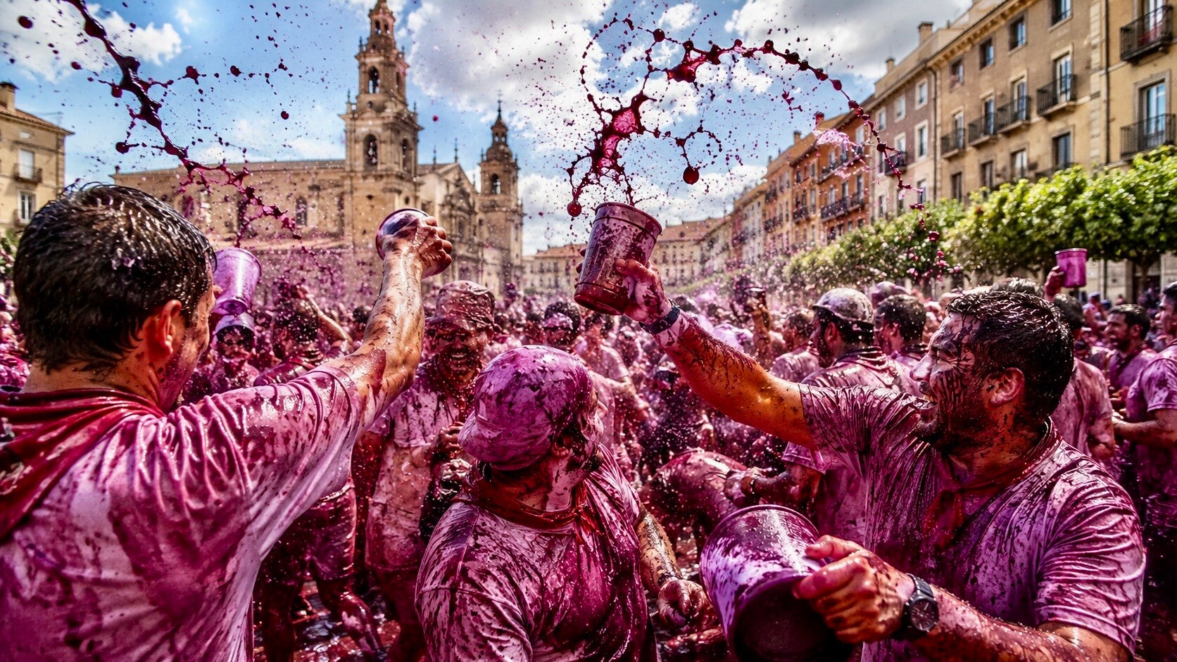 La Batalla del Vino in La Rioja