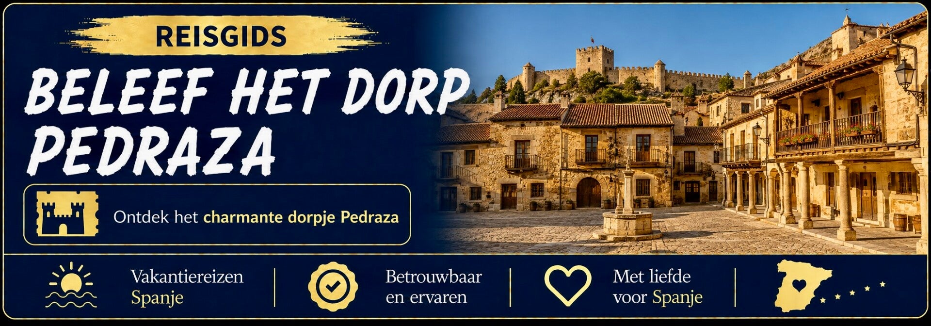 het Middeleeuwse stadje Pedraza