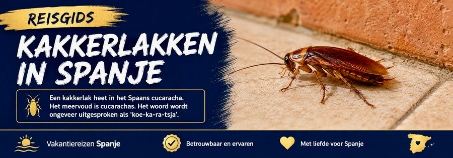 Kakkerlakken in Spanje