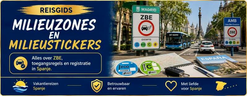 Milieuzones en milieustickers in Spanje