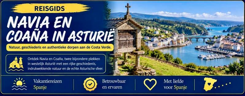 Navia en Coaña in Asturië aan de Costa Verde in Spanje