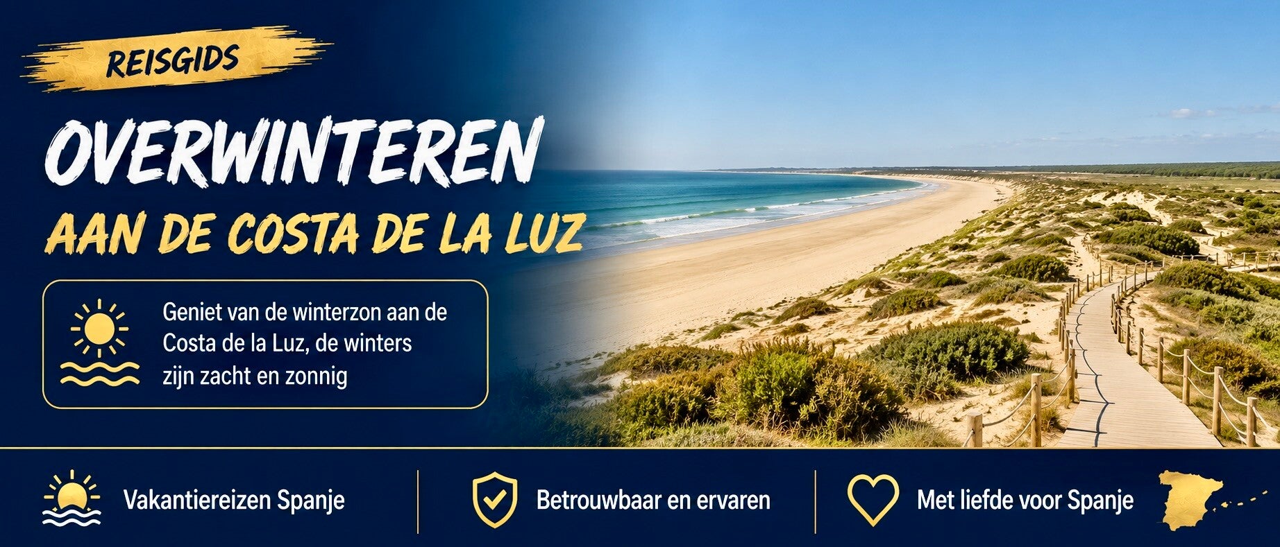 Overwinteren aan de Costa de la Luz