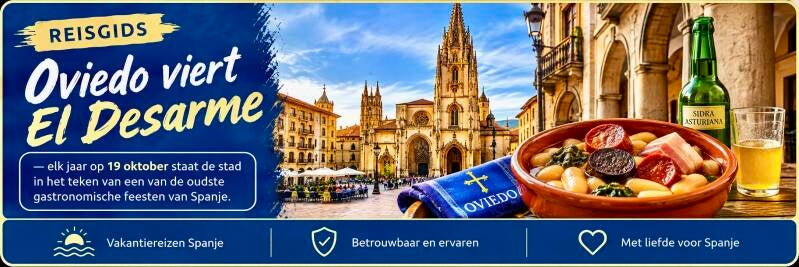 El Desarme in Oviedo met traditionele Asturische gerechten, cider en de kathedraal van Oviedo.