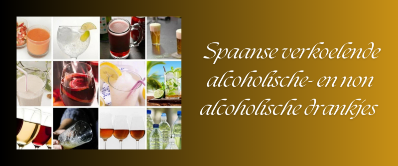 Spaanse verkoelende alcoholische- en non alcoholische drankjes 