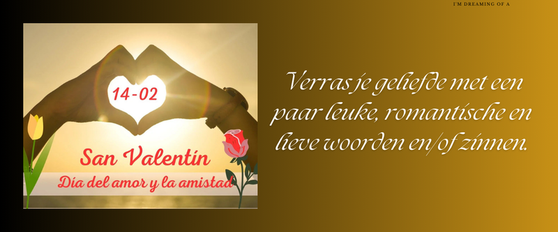 Spaanse lieve woorden en zinnetjes voor je valentijn