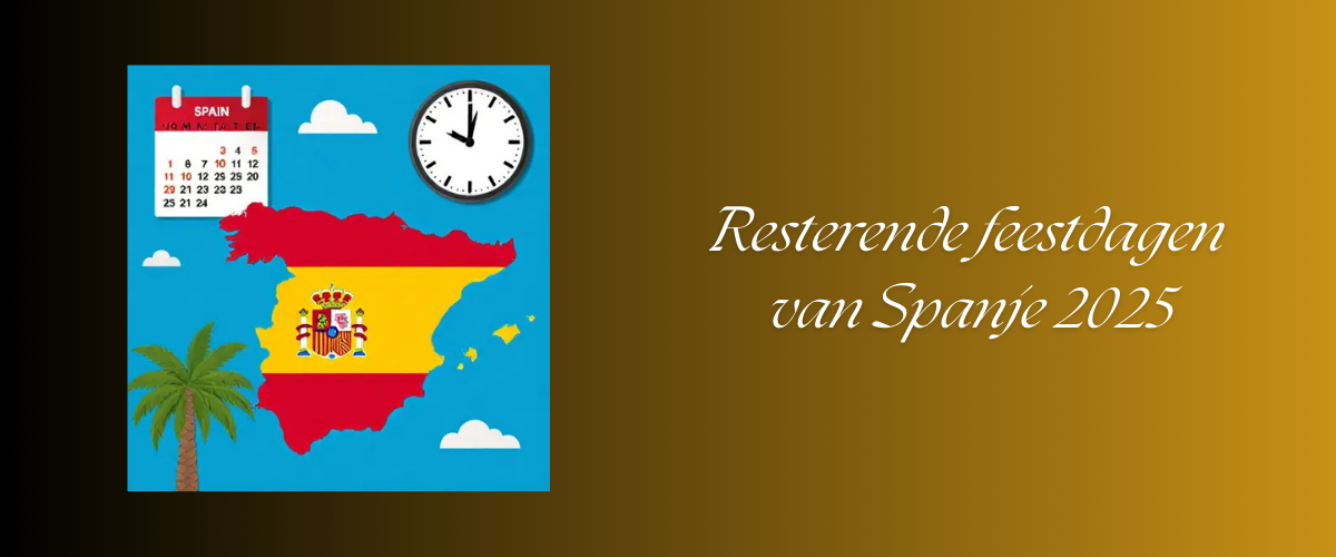 resterende feestdagen van Spanje 2025