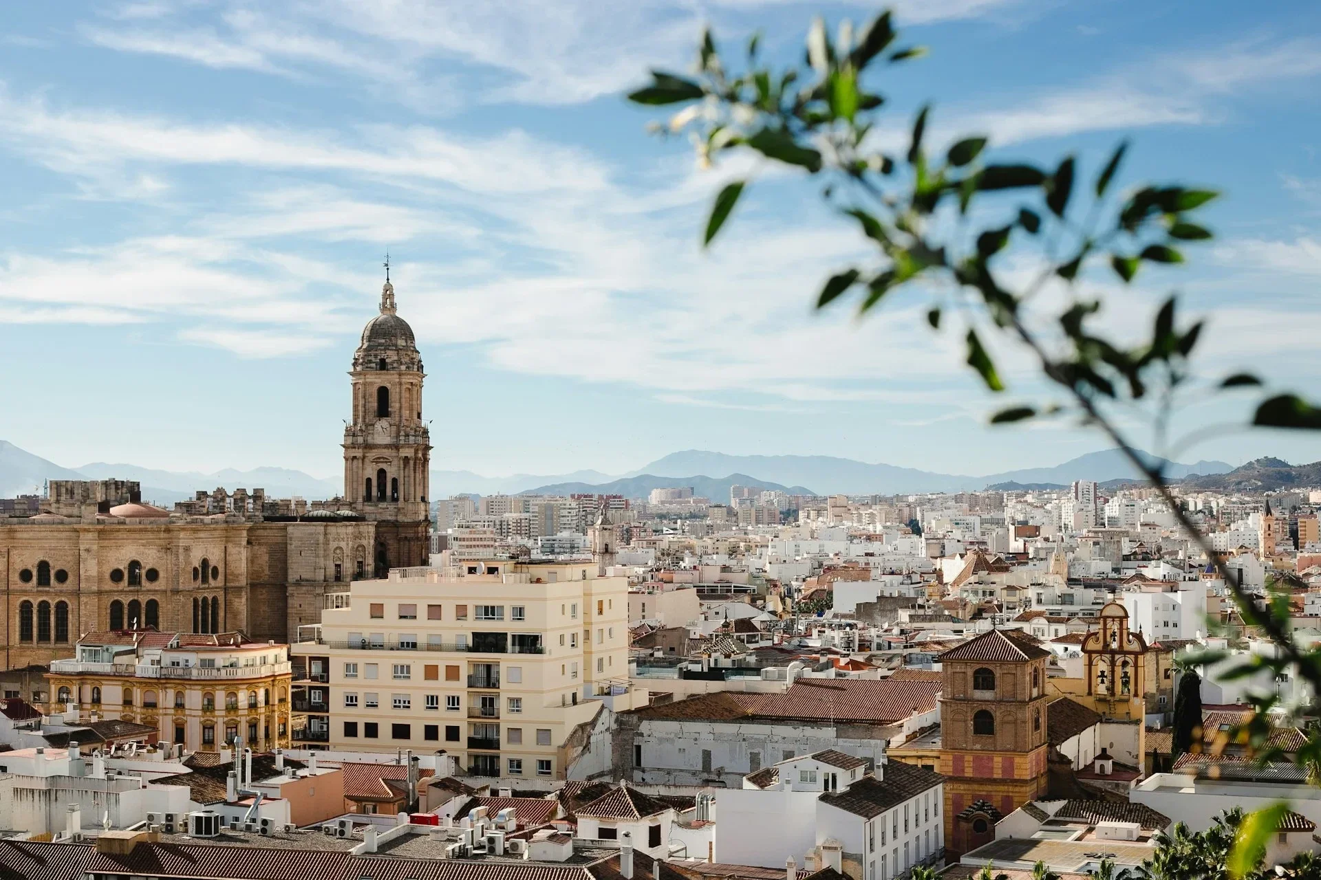 Stad Málaga Andalusië