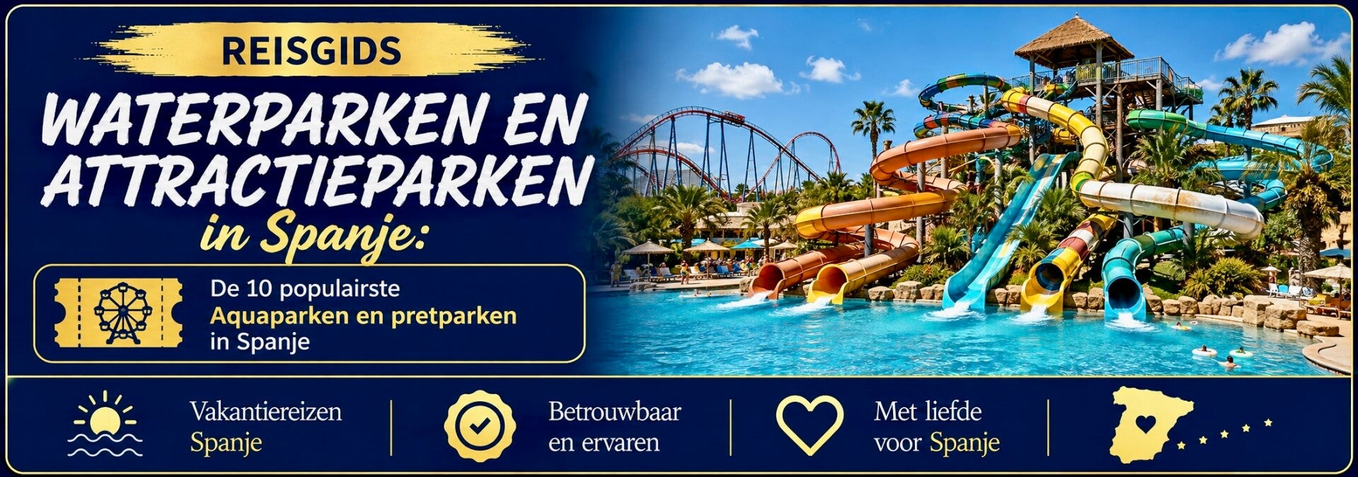Waterparken en Attractieparken in Spanje op de Fijnste en Populairste locaties