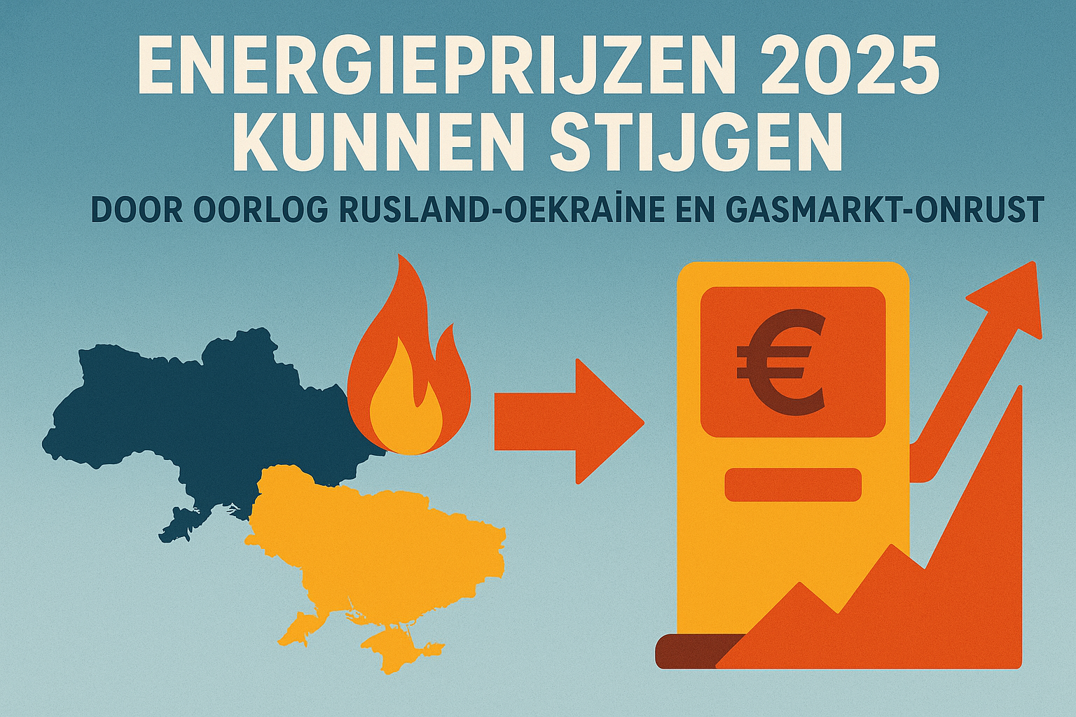 Energieprijzen 2025 kunnen stijgen door oorlog Rusland-Oekraïne en onrust op de gasmarkt.