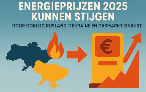 Energieprijzen 2025 kunnen stijgen door oorlog Rusland-Oekraïne en onrust op de gasmarkt.