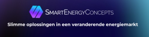 Logo van Zonnelogica met slogan over duurzame energie, thuisbatterijen en het verhogen van eigen verbruik van zonnepanelen