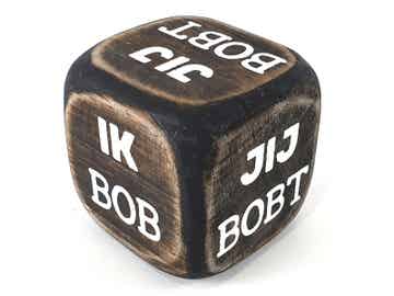 Woodart 7675 jij bobt, ik bob black wash