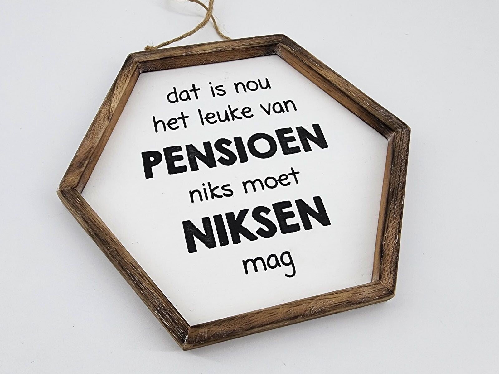 Woodart 8025 leuke van pensioen naturel wit