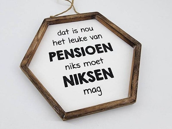 Woodart 8025 leuke van pensioen naturel wit