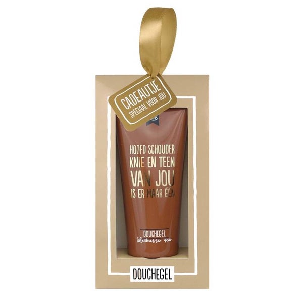 100% Leuk Douchegel in cadeauverpakking - Hoofd schouder knie en teen
