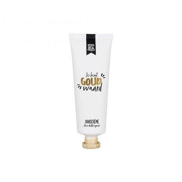 100% Leuk Handcrème tube 75ML - Goud waard