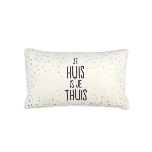 100% LEUK Sierkussen - Je huis is je thuis