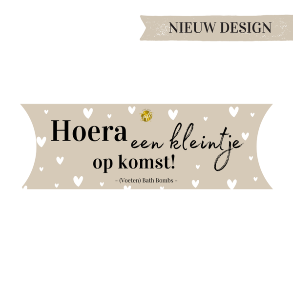 The Big Gifts - Gondeldoosje Bath Bombs – Hoera Een Kleintje Op Komst