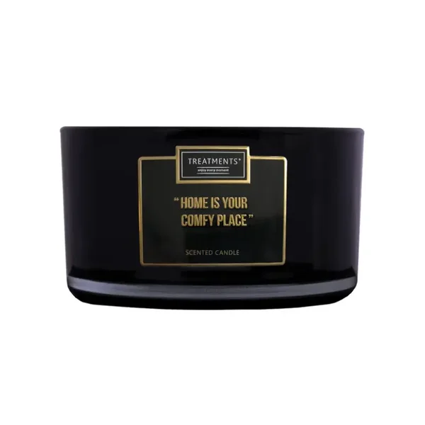 Treatments - Scented Candle XL - Met Quote - Home is your Comfy Place - 560 gram